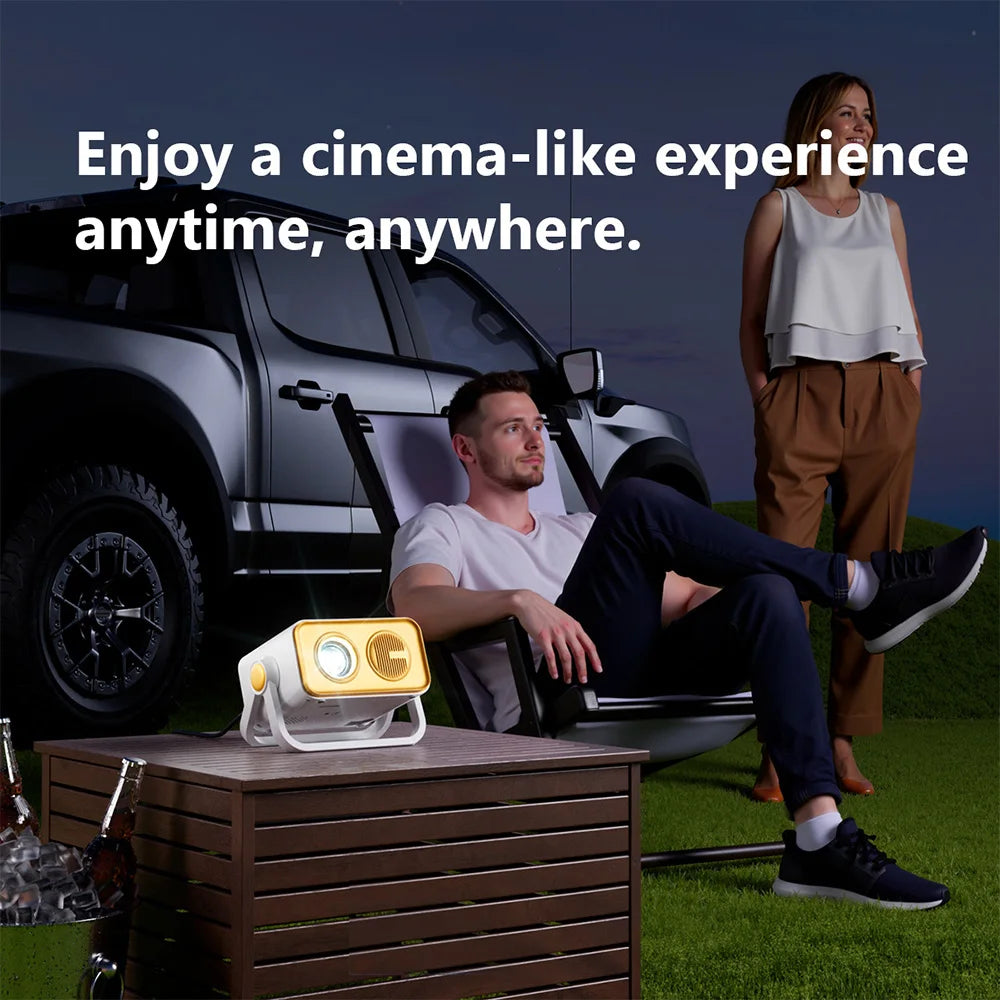 New V19 Home Projector Ultra HD for Bedroom Wall Projection 1080P Portable Mobile Cloud 4K Projector for Bedroom Living room