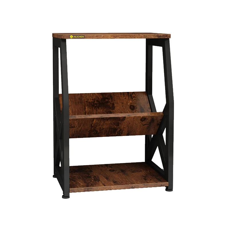 YQ FOREVER Side Table Sofa End Tables Industrial Style Small Lamp Accent Table for Living Room