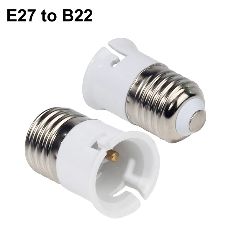 1PC E27 Male to E14 G9 E12 B22 G4 MR16 GU10 Female E14 B22 to GU10 E27 Lamp Base Holder Converter Socket for LED Corn Bulb Light