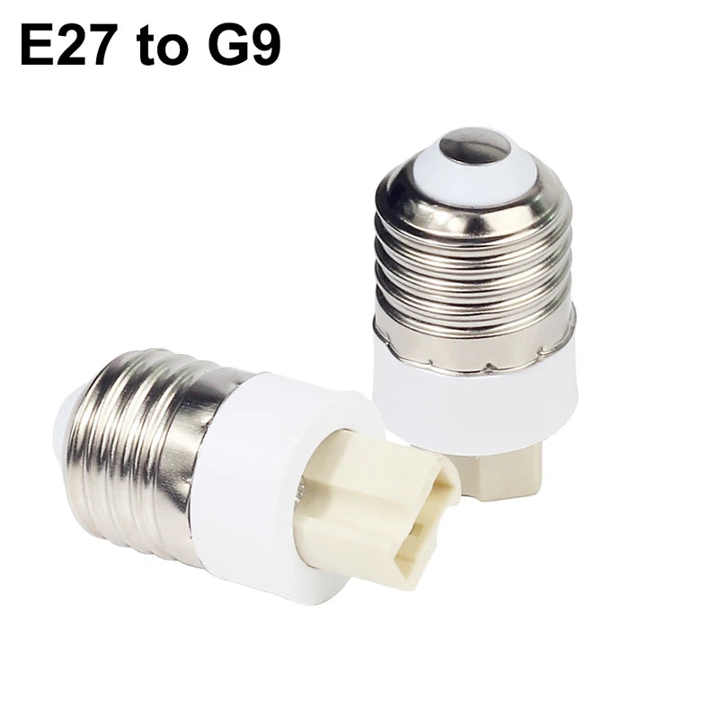 1PC E27 Male to E14 G9 E12 B22 G4 MR16 GU10 Female E14 B22 to GU10 E27 Lamp Base Holder Converter Socket for LED Corn Bulb Light