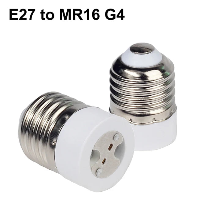 1PC E27 Male to E14 G9 E12 B22 G4 MR16 GU10 Female E14 B22 to GU10 E27 Lamp Base Holder Converter Socket for LED Corn Bulb Light