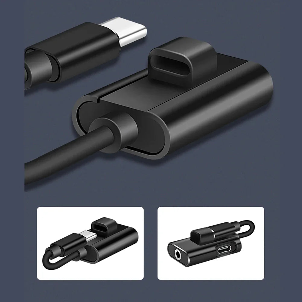 Type C To 3.5mm Jack Adapter For Xiaomi Huawei Type C Audio Splitter Headphone 3.5 Adapter Charger Usb-C Not For iPhone Samsung