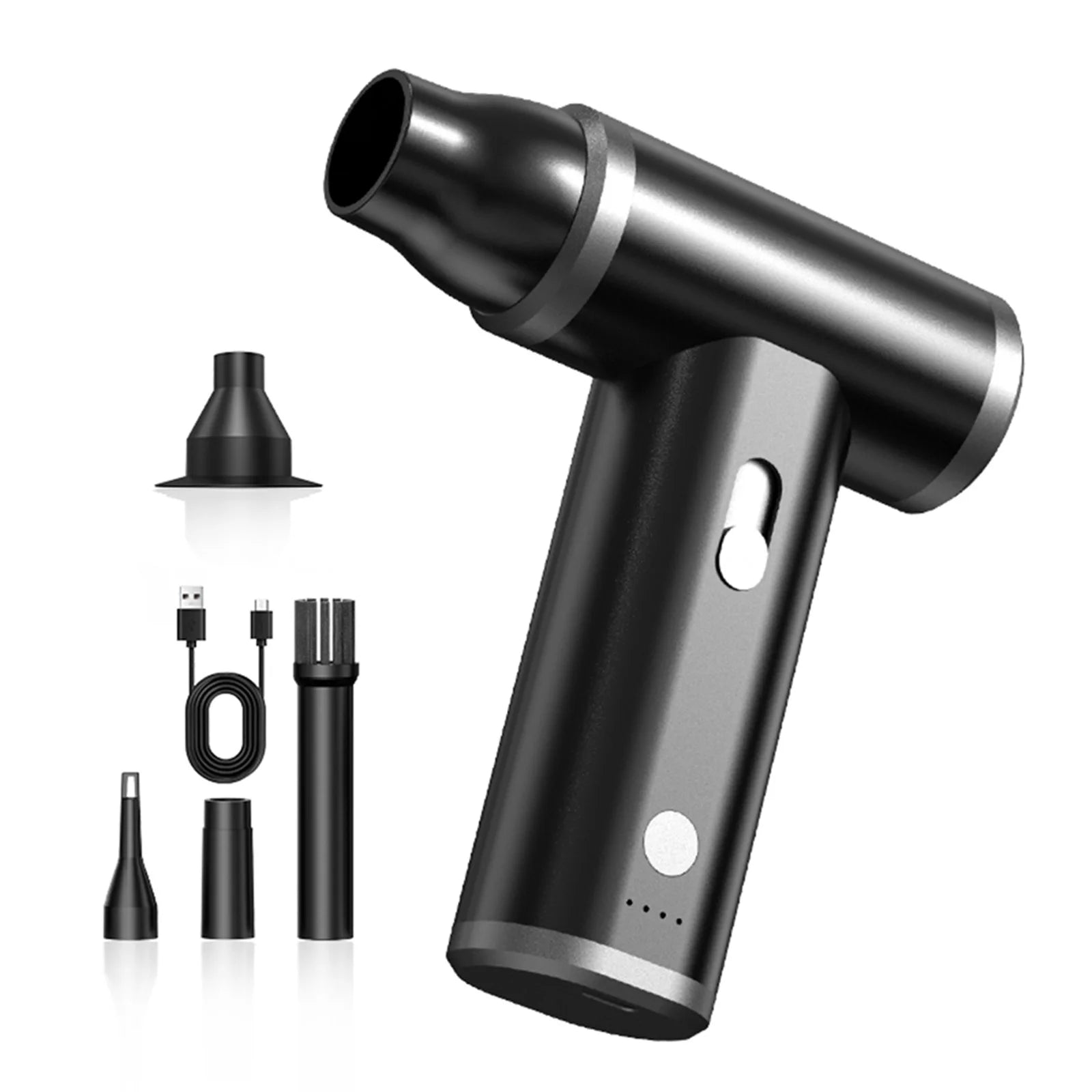 110000PRM Compressed Air Duster Rechargeable Portable Air Blower 2000mAh Handheld Dust Blower for Electric Devices Cleaning