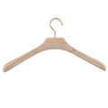 1pc Natural Camphor Wood Hanger Wardrobe Clothing Wide Shoulder Suit Clothes Hang Non-slip Clothes Rack 43x3cm