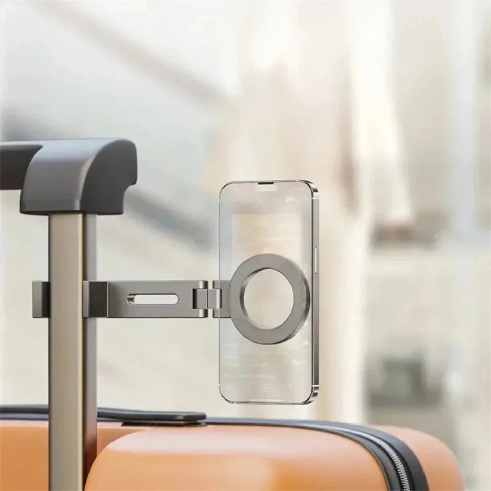 Adjustable Universal Magnetic Phone Holder Travel Essentials Flexible Rotation Hands-Free Airplane Phone Mount Seat Phone Stand