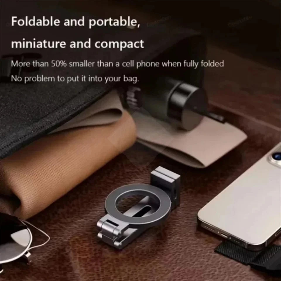 Adjustable Universal Magnetic Phone Holder Travel Essentials Flexible Rotation Hands-Free Airplane Phone Mount Seat Phone Stand