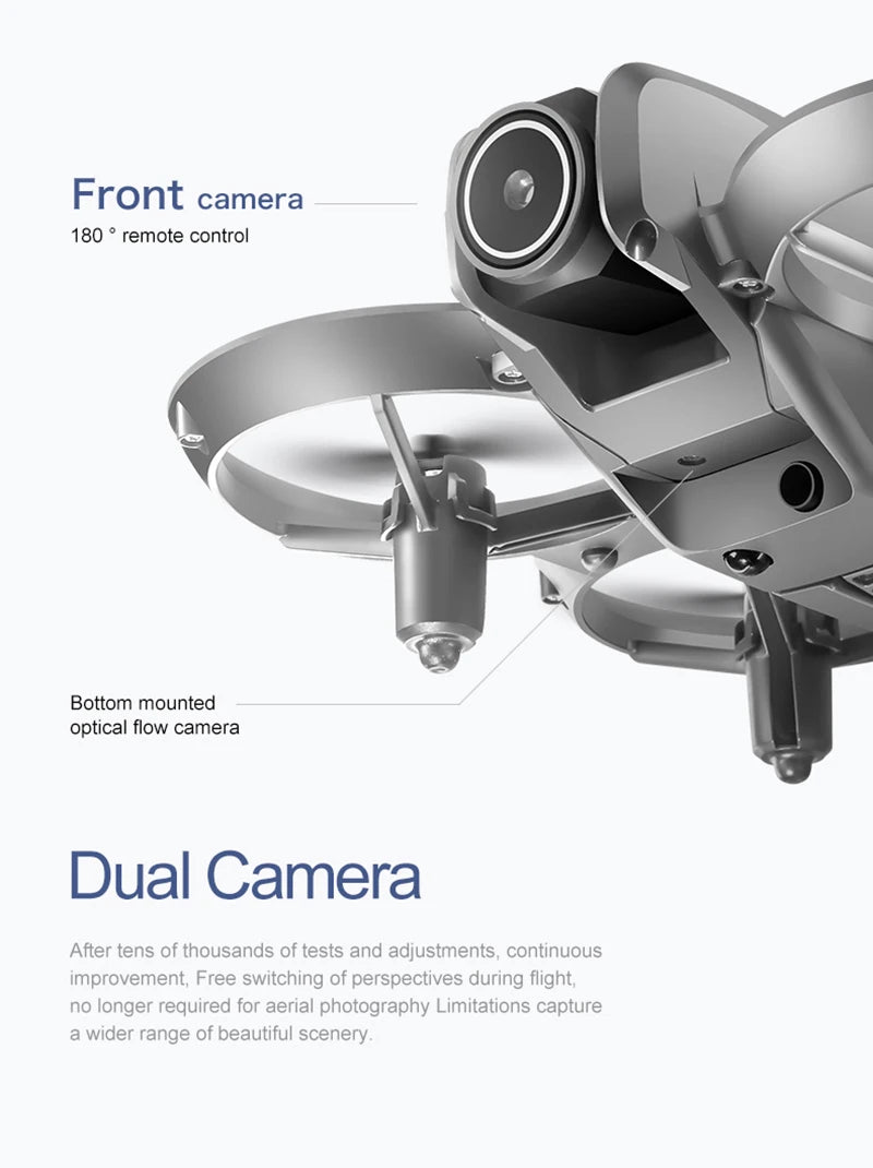 D16 Drone Mini Dual Camera 8K Aerial HD Profesional Helicopter GPS Positioning Avoidance Bushless Motor Drone UAV Universal