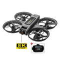 New S156 Quadcopter Aircraft Drone 8K Professional Camera Drone 5G WIFI FPV 4.5 Inch Large Screen Remote Control RC Dron Boy Toy