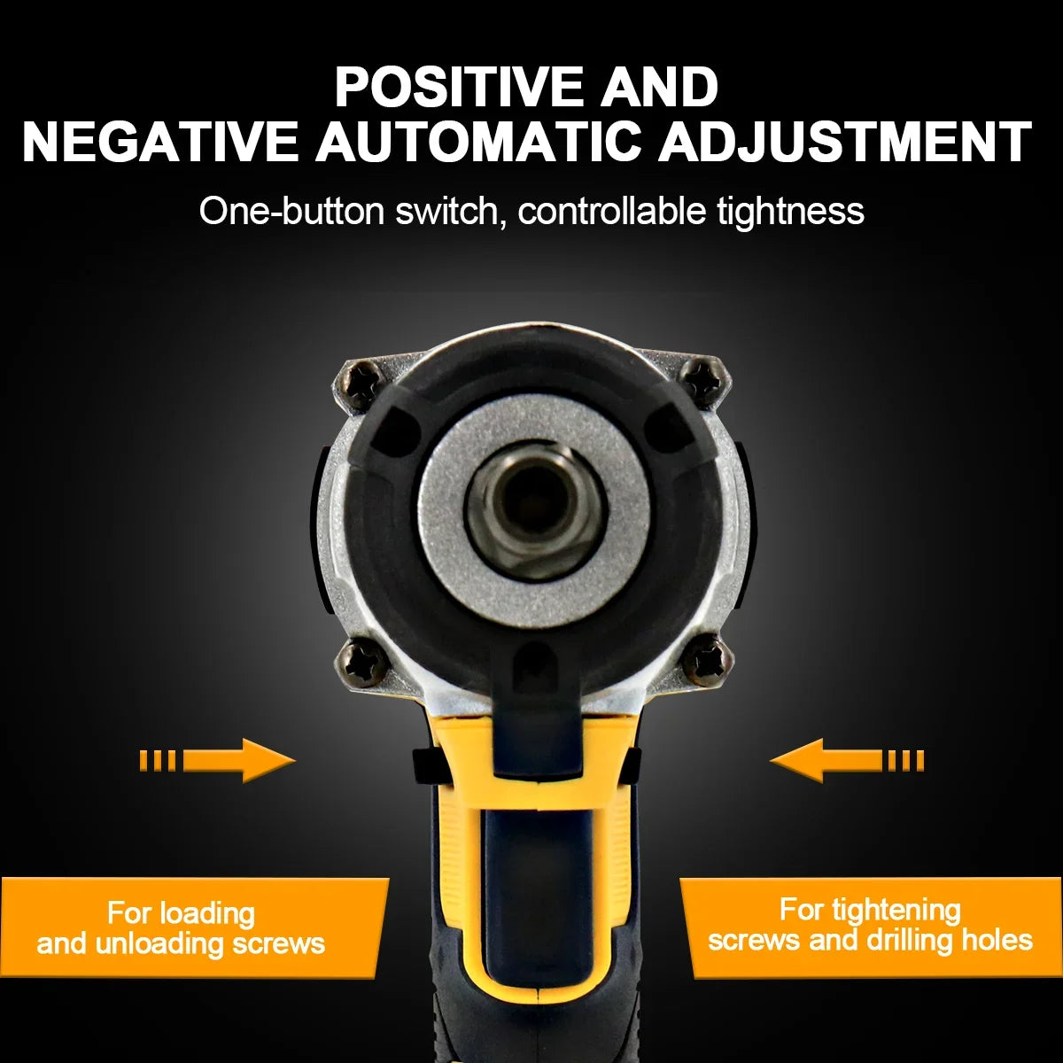 380Nm 1/2" Cordless Electric Impact Wrench Drill Gun Ratchet Driver Includes 2 Battery, Charger and Kit Bag
