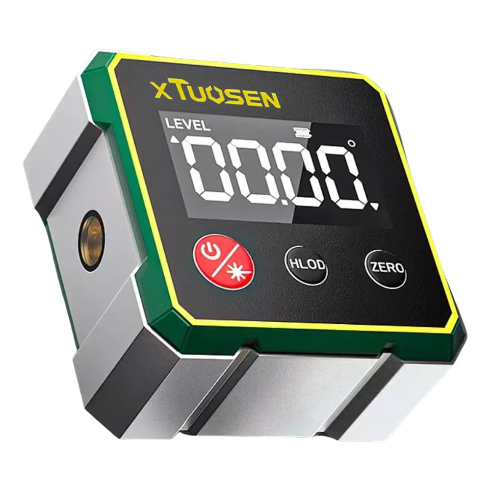 Digital Magnetic Inclinometer Protractor 360° LCD Level Angle Gauge Precision Measuring for Woodworking Table Saw Metalworking ﻿