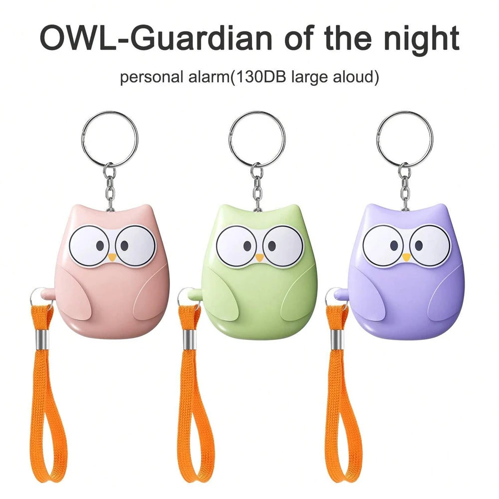1PC Personal Safety Alarm For Women 130dB Self Defense Keychain With LED Strobe Light Personal Emergency Security Safe Devices K