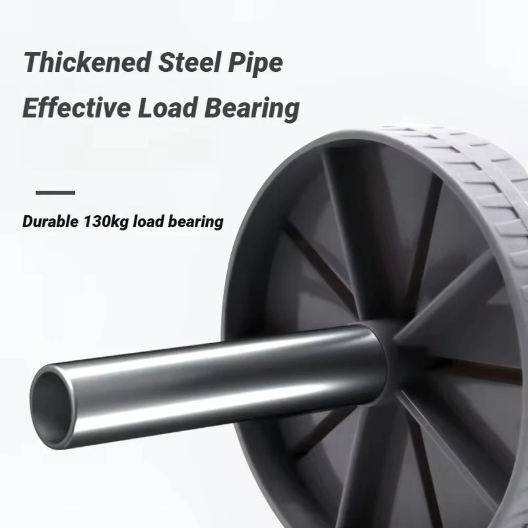 Abdominal Wheel Strong Load Bearing Non-Slip Roller Strengthen Muscle Exercise Equipment Fitness Training Home Use Silent