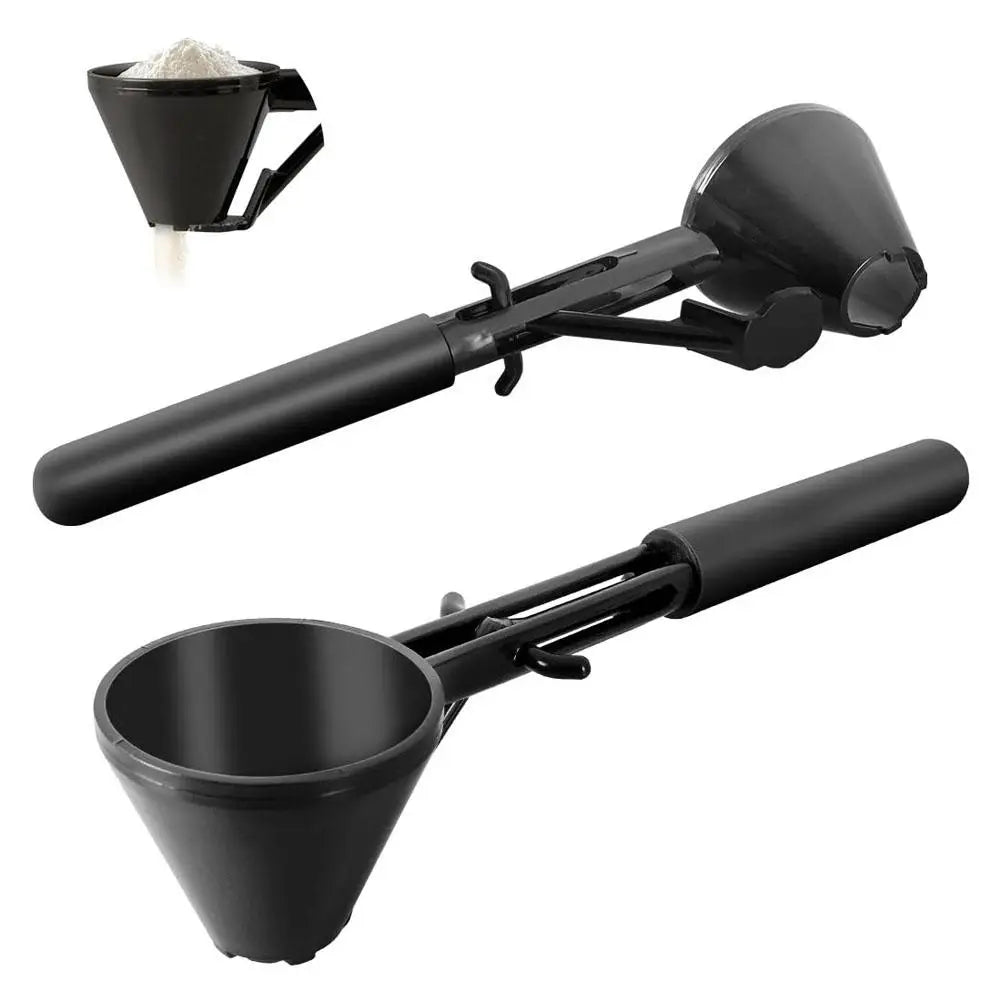 1pcs Multi-Use Measuring Spoon FunnelReusable for Protein CoffeeBaby Formula Kitchen Gym Home Powder Scoop Kitchen Tools