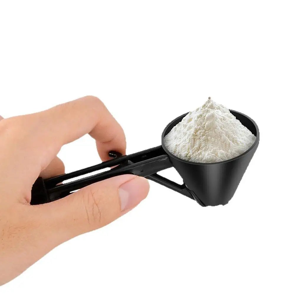 1pcs Multi-Use Measuring Spoon FunnelReusable for Protein CoffeeBaby Formula Kitchen Gym Home Powder Scoop Kitchen Tools