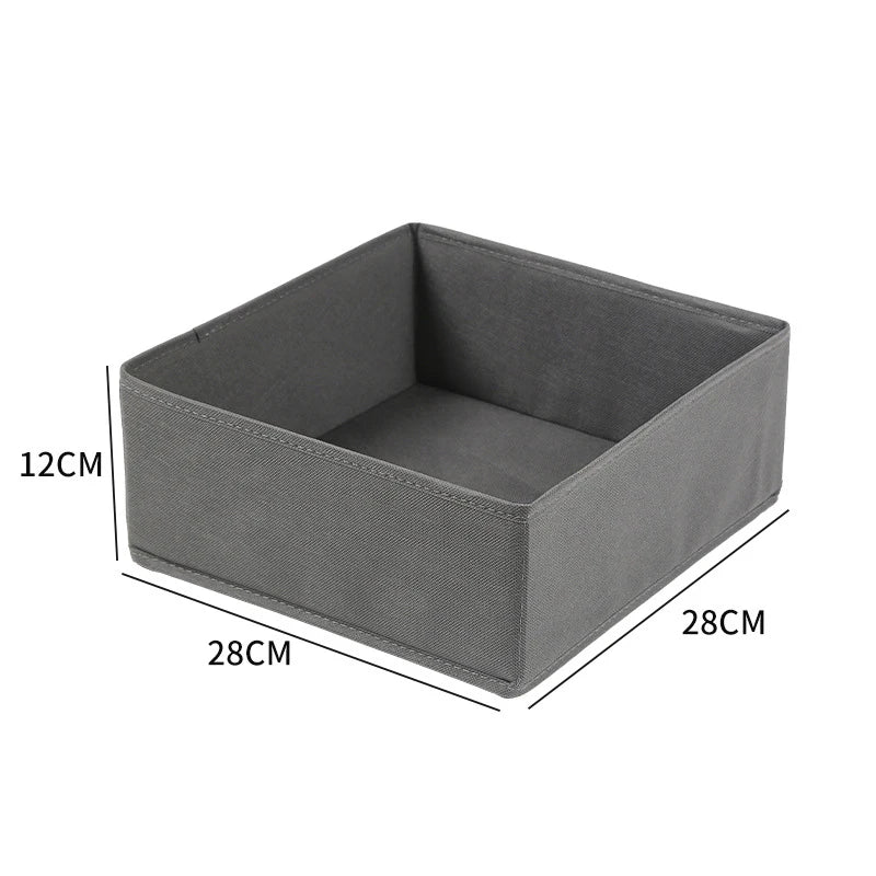 1pc Fabric Underwear Storage Box Drawer Organizers For Closet Organization And Storage Of Socks Underwear Ties And More Cabinet
