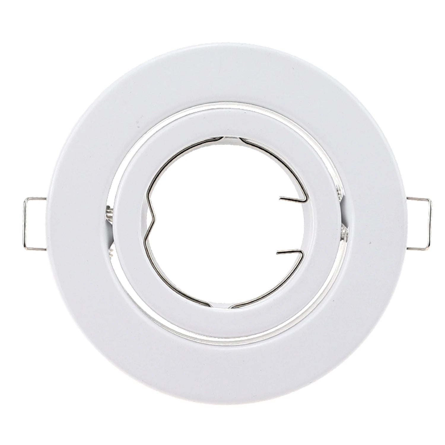 Metal Round GU10 MR16 GU5,3 Recessed Downlight LED Fitting Ceiling Spot Lights Frame Suit Dia100mm Bulbs Lamp Socket Holder