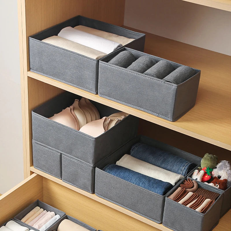 1pc Fabric Underwear Storage Box Drawer Organizers For Closet Organization And Storage Of Socks Underwear Ties And More Cabinet