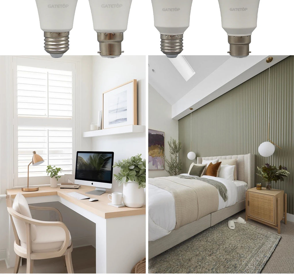10Pack B22 LED bulb Lamp 220V 110V No flicker 8W 9W 12W 18W 24W Hight birght Warm lighting for home derection