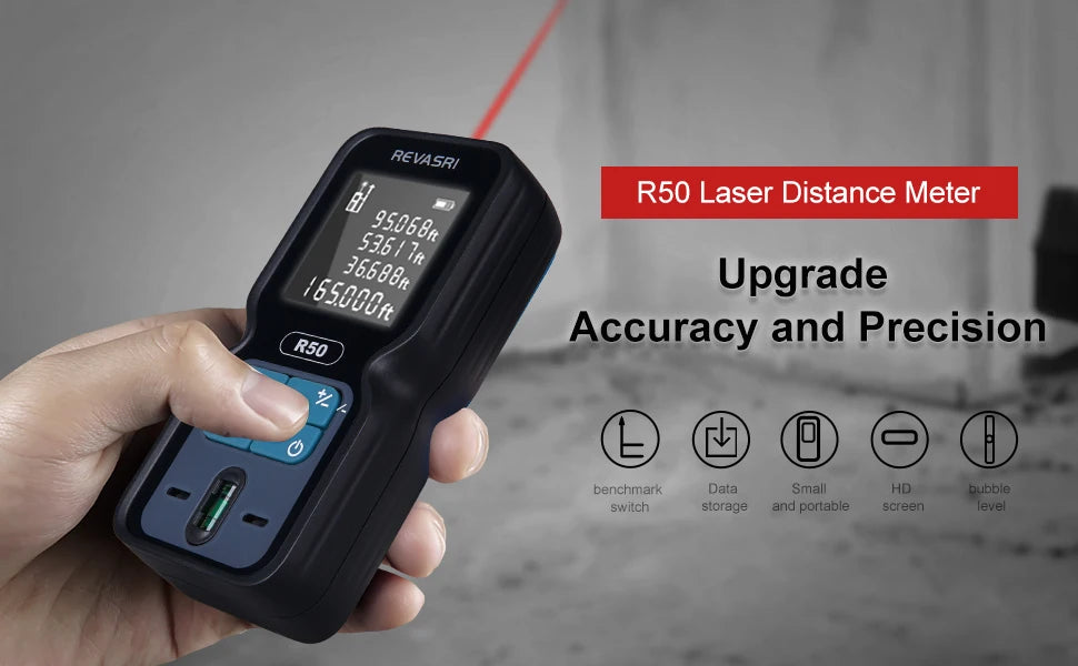 Laser Distance Meter 50M/80M/120M Rangefinder Profesional Meter Laser Measurement Tool Laser Range Finder Ruler Test Tool