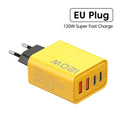 4 Ports USB C PD Charger Quick Charge 3.0 Type C USB Phone Chargers Fast Charging Adapter For iPhone 16 15 Samsung Xiaomi Huawei