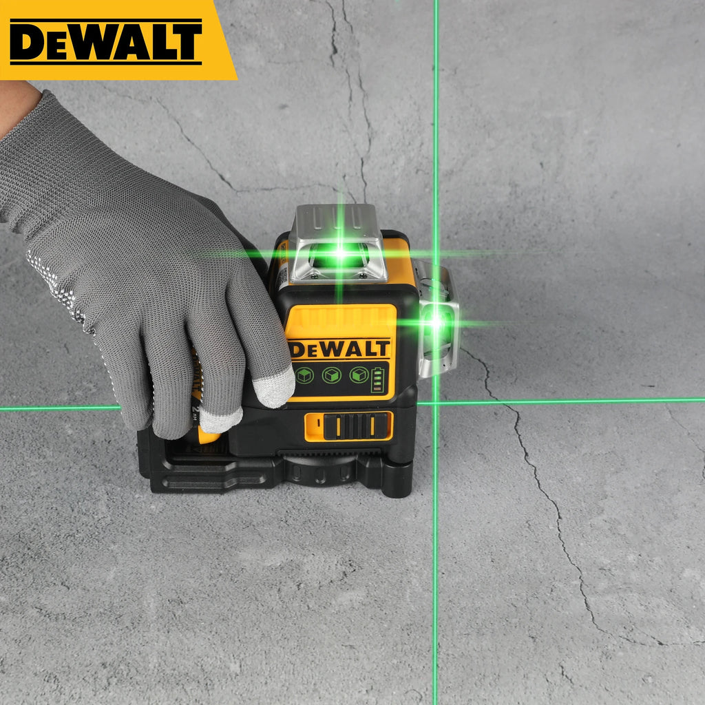 2026 DEWALT DW089LG Lithium Battery Green Laser Level | 12 Lines 3 Sides 360° Horizontal Vertical | Outdoor Leveling Measurin