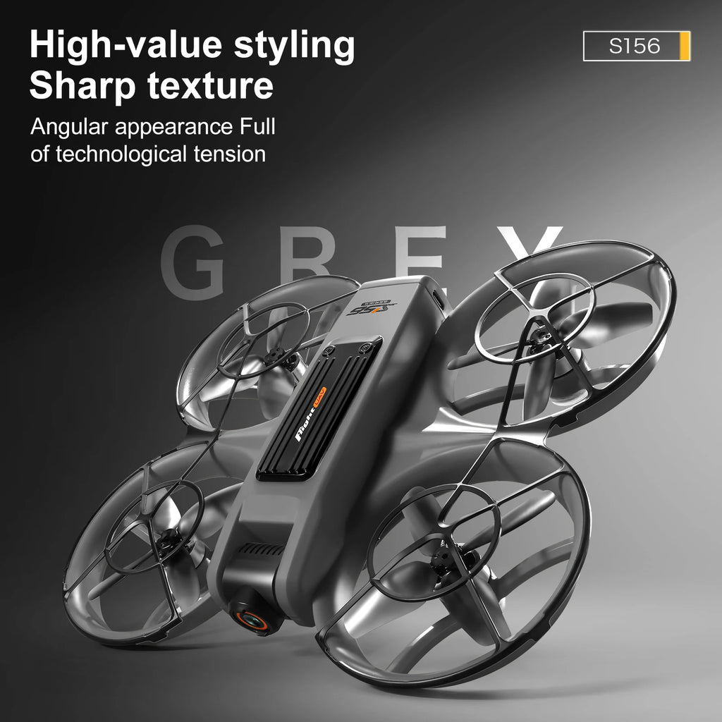 New S156 Quadcopter Aircraft Drone 8K Professional Camera Drone 5G WIFI FPV 4.5 Inch Large Screen Remote Control RC Dron Boy Toy