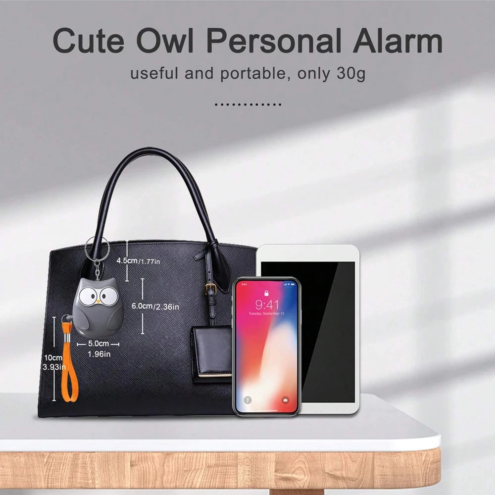 1PC Personal Safety Alarm For Women 130dB Self Defense Keychain With LED Strobe Light Personal Emergency Security Safe Devices K