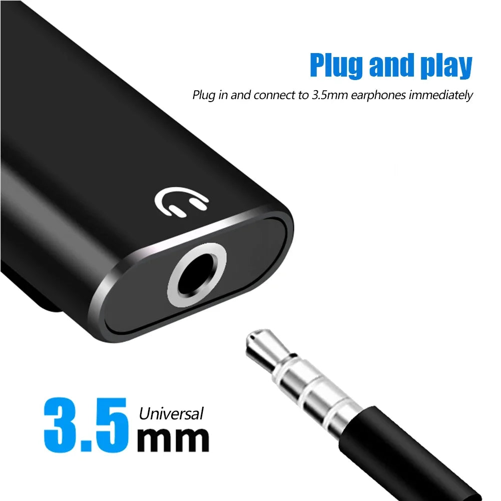 Type C To 3.5mm Jack Adapter For Xiaomi Huawei Type C Audio Splitter Headphone 3.5 Adapter Charger Usb-C Not For iPhone Samsung