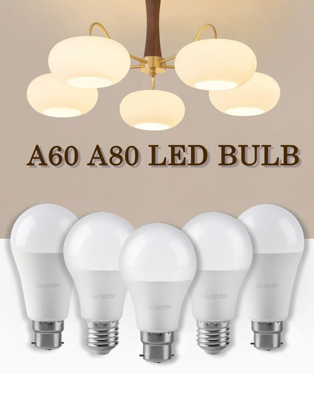 10Pack B22 LED bulb Lamp 220V 110V No flicker 8W 9W 12W 18W 24W Hight birght Warm lighting for home derection