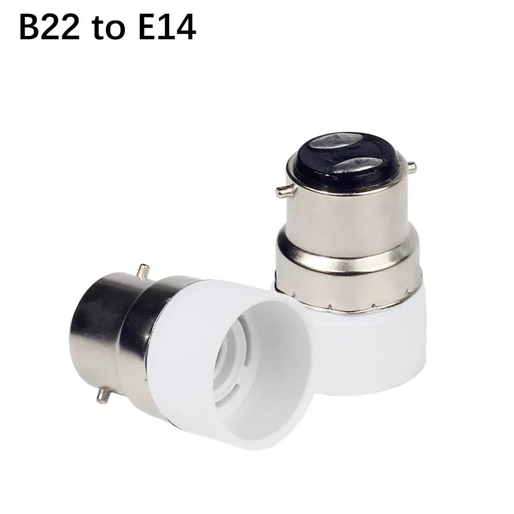 1PC E27 Male to E14 G9 E12 B22 G4 MR16 GU10 Female E14 B22 to GU10 E27 Lamp Base Holder Converter Socket for LED Corn Bulb Light