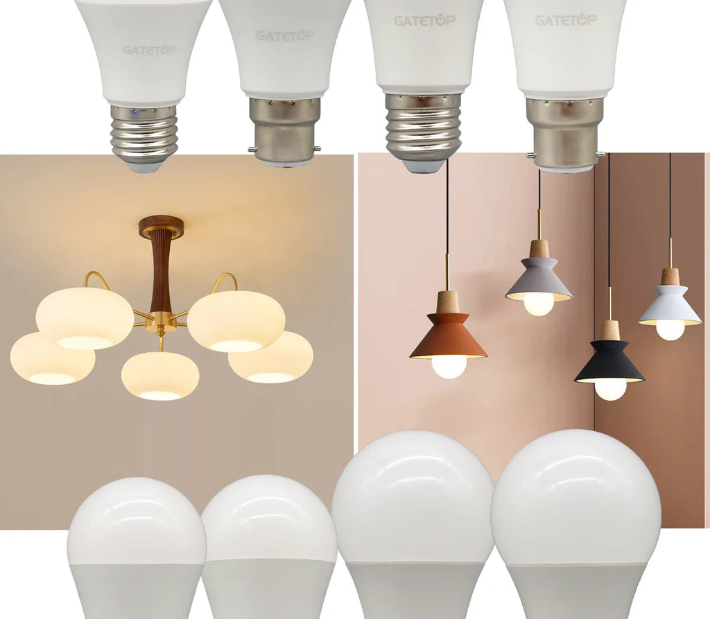 10Pack B22 LED bulb Lamp 220V 110V No flicker 8W 9W 12W 18W 24W Hight birght Warm lighting for home derection