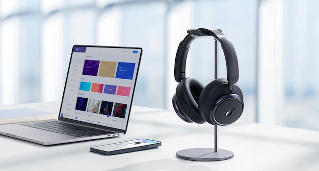soundcore by Anker Space Q45 Adaptive Noise Cancelling Headphones, Reduce Noise By Up to 98%, Ultra Long 50H Playtime, App Contr