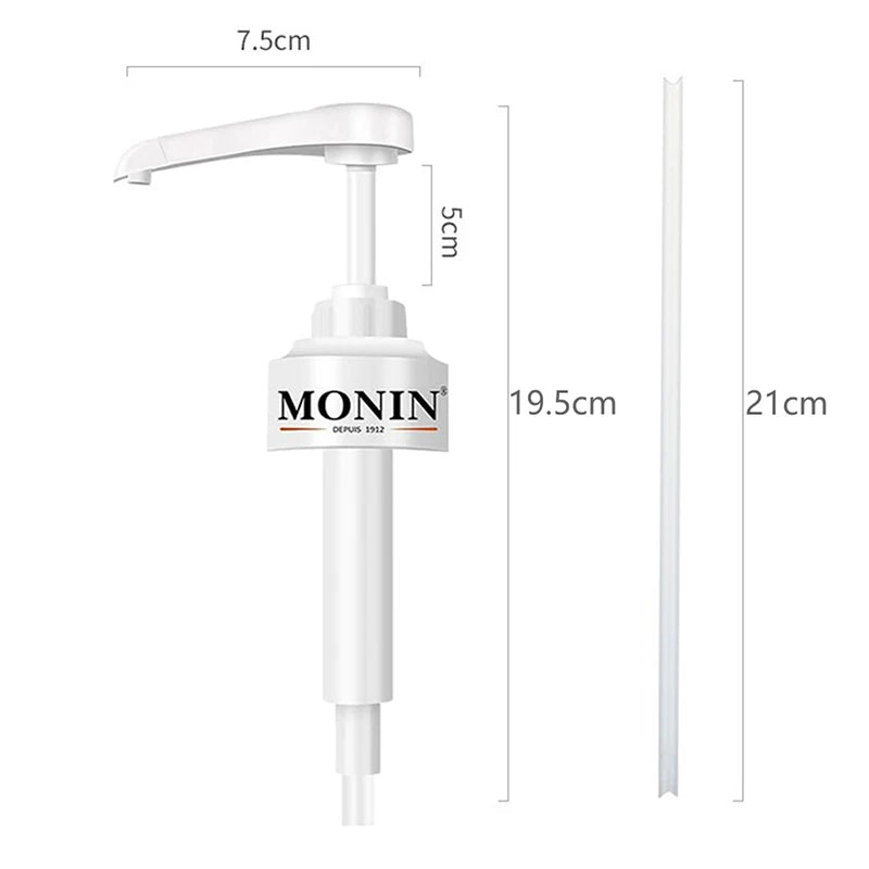 Coffee 1 Liter Dispenser Syrup Pump Black Liquid Dispenser for Syrup 10Ml Juice Bottle Dispenser Pump