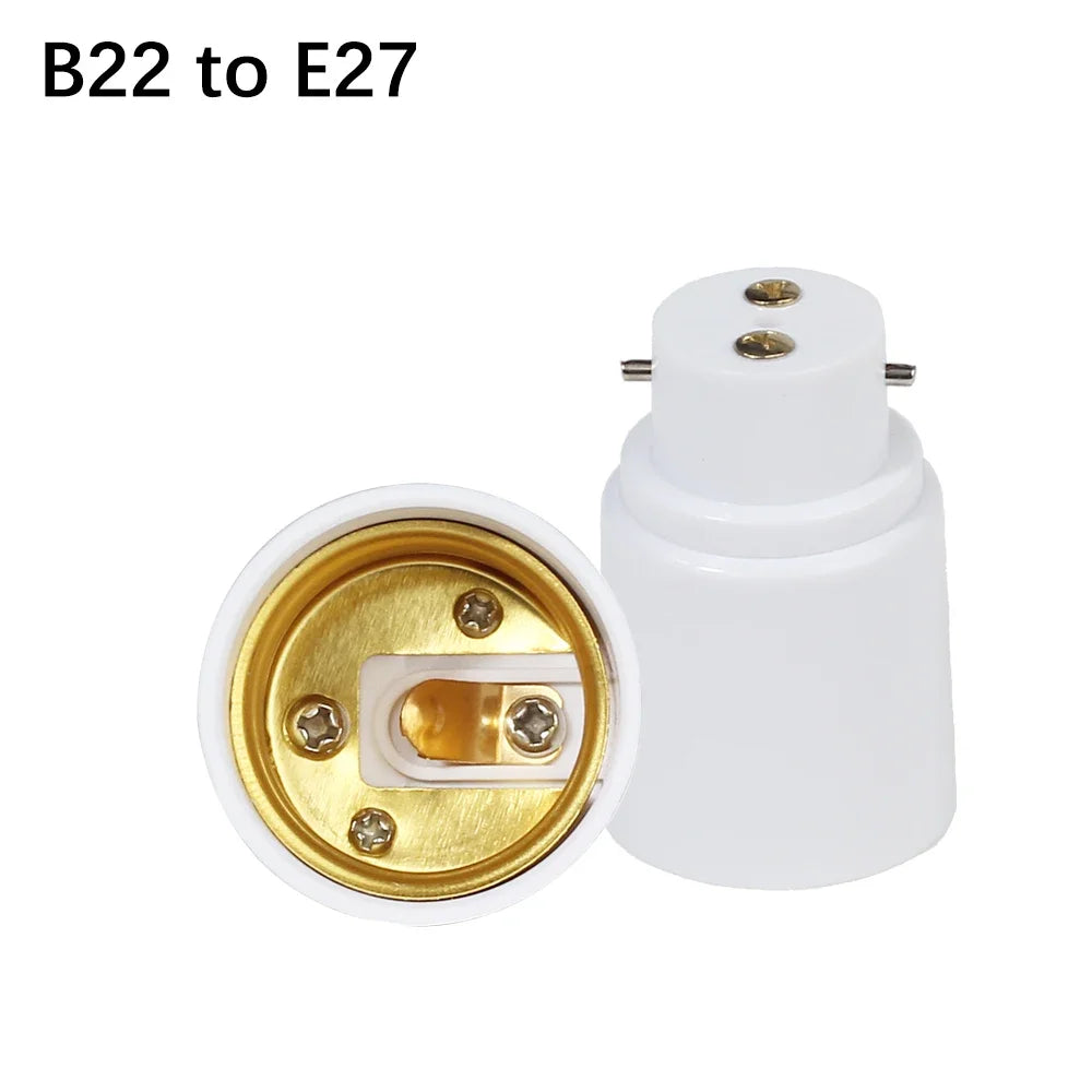1PC E27 Male to E14 G9 E12 B22 G4 MR16 GU10 Female E14 B22 to GU10 E27 Lamp Base Holder Converter Socket for LED Corn Bulb Light