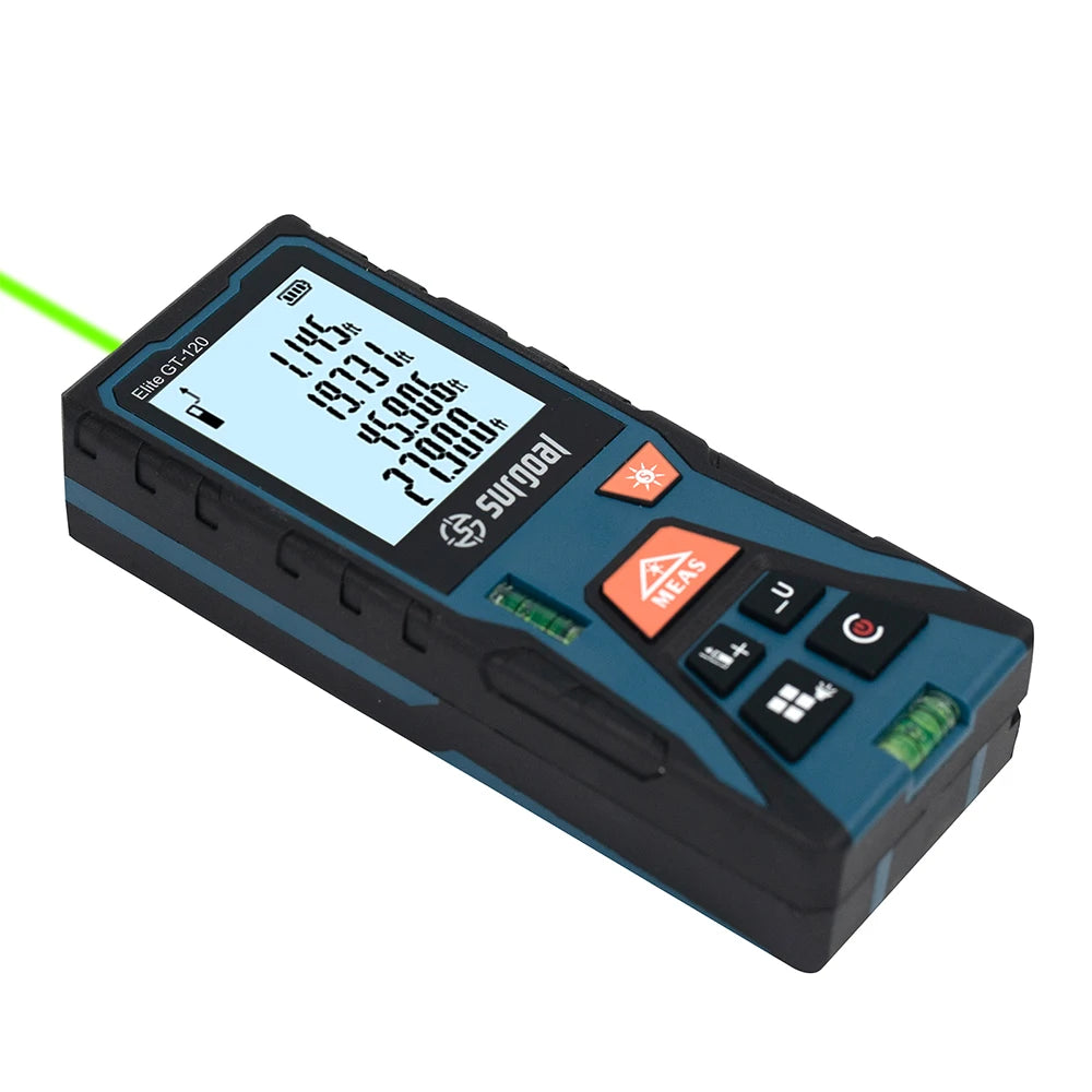Green Laser Rangefinder 120m Distance Meter Tape Rangefinder Measurement Digital Tape Tool