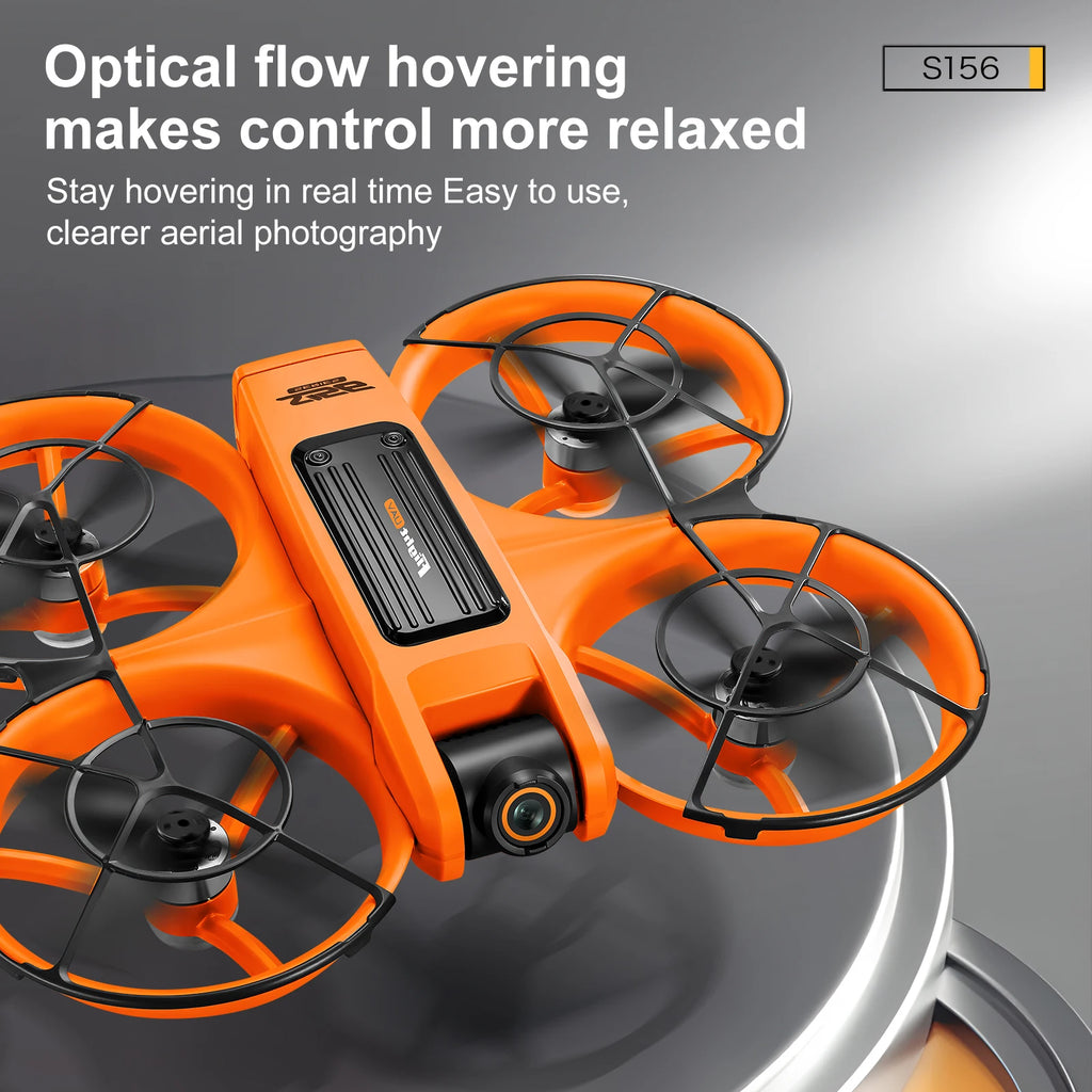 New S156 Quadcopter Aircraft Drone 8K Professional Camera Drone 5G WIFI FPV 4.5 Inch Large Screen Remote Control RC Dron Boy Toy