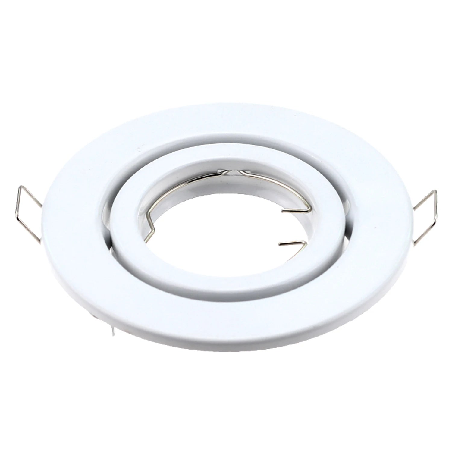 Metal Round GU10 MR16 GU5,3 Recessed Downlight LED Fitting Ceiling Spot Lights Frame Suit Dia100mm Bulbs Lamp Socket Holder