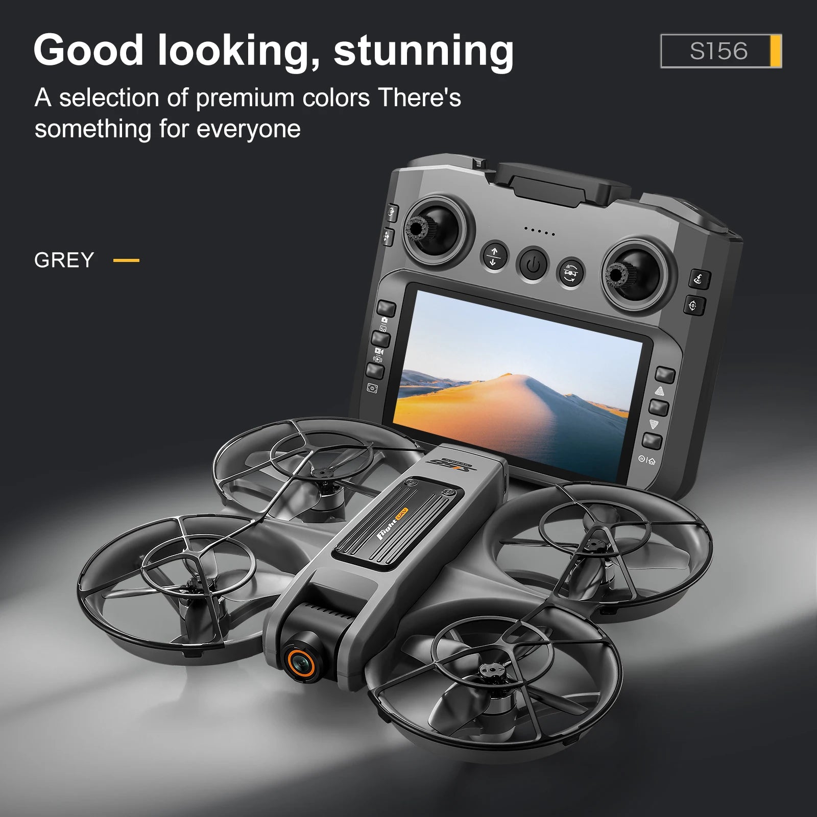 New S156 Quadcopter Aircraft Drone 8K Professional Camera Drone 5G WIFI FPV 4.5 Inch Large Screen Remote Control RC Dron Boy Toy