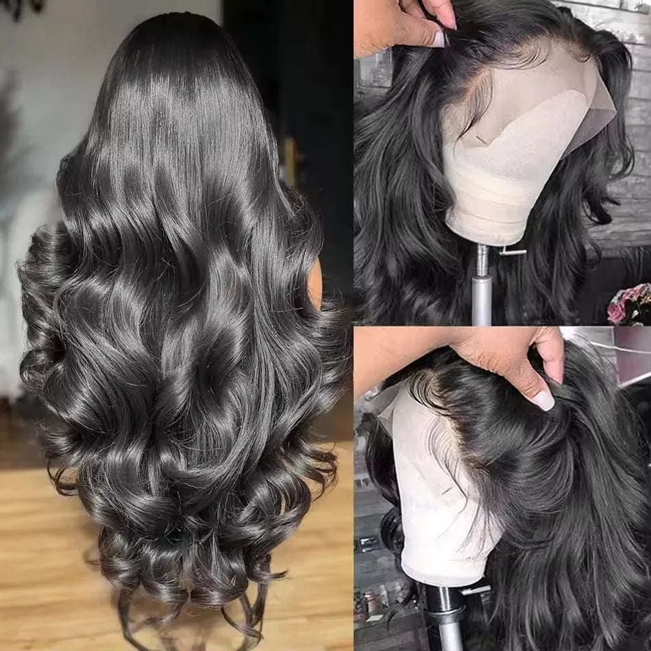 30 40 Inch Body Wave 13x6 HD Lace Frontal Wigs Human Hair Wig 13x4 Hd Lace Front Wig For Black Women Pre Plucked Brazilian Hair