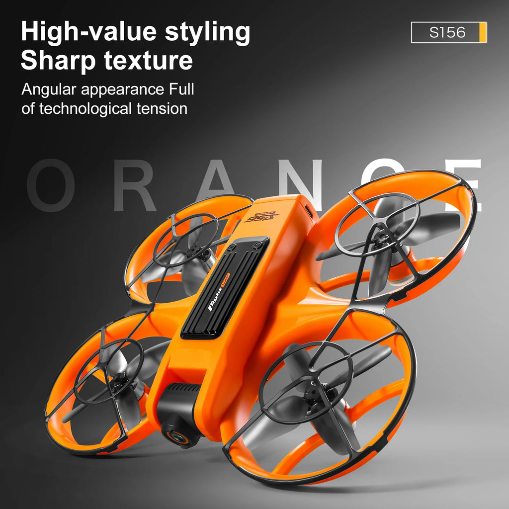 New S156 Quadcopter Aircraft Drone 8K Professional Camera Drone 5G WIFI FPV 4.5 Inch Large Screen Remote Control RC Dron Boy Toy