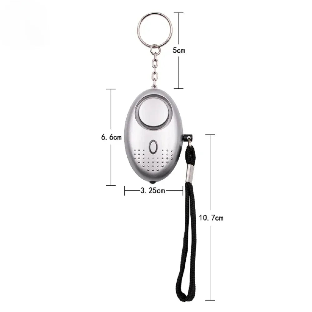 130db Self Defense Alarm Anti-wolf Girl Child Women Security Protect Alert Personal Safety Scream Loud Emergency Alarm Keychain