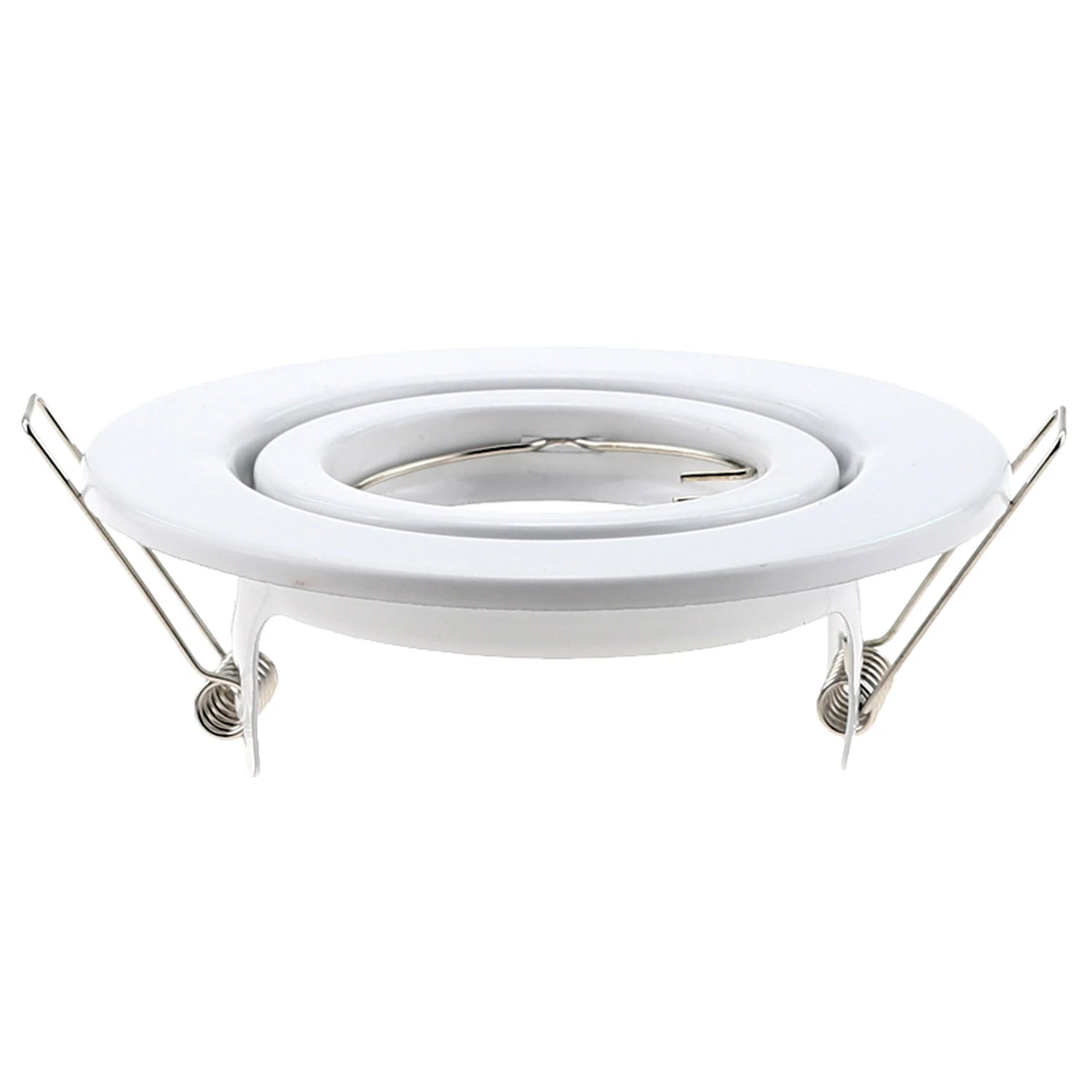 Metal Round GU10 MR16 GU5,3 Recessed Downlight LED Fitting Ceiling Spot Lights Frame Suit Dia100mm Bulbs Lamp Socket Holder