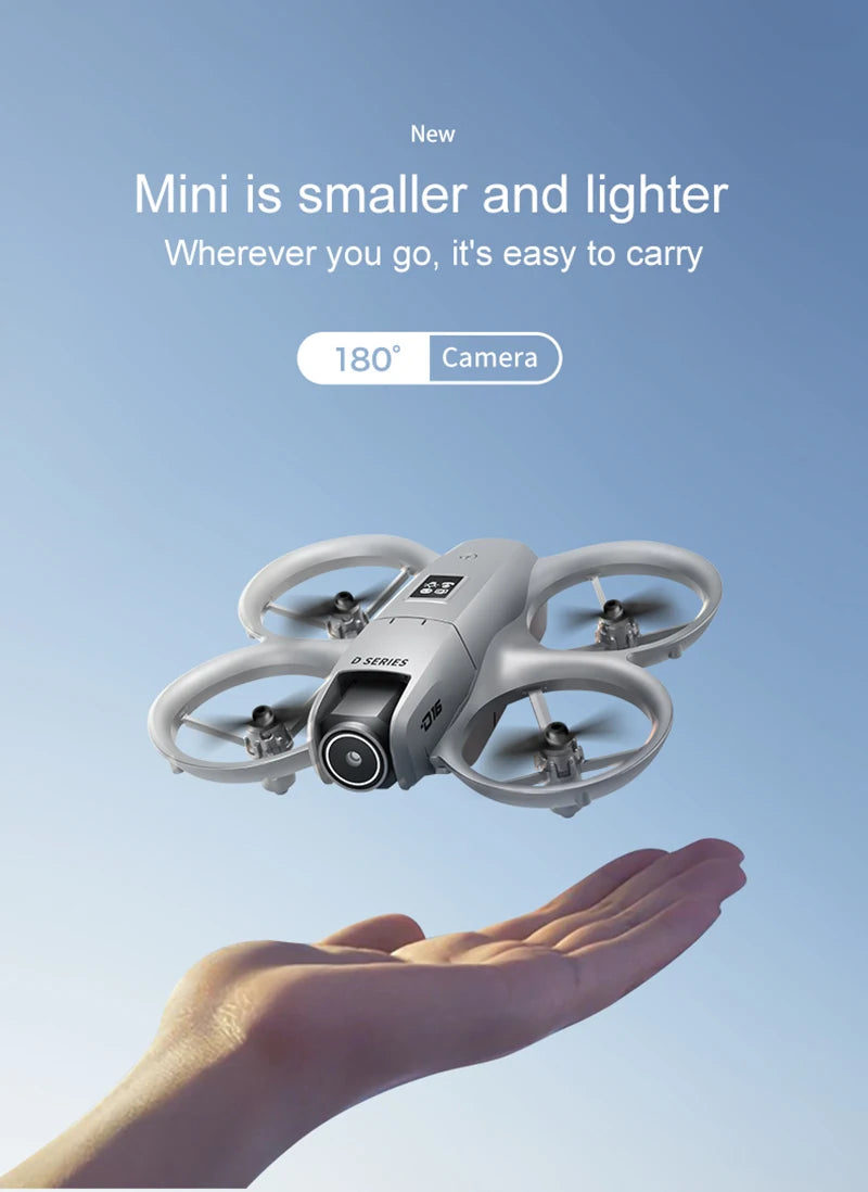 D16 Drone Mini Dual Camera 8K Aerial HD Profesional Helicopter GPS Positioning Avoidance Bushless Motor Drone UAV Universal