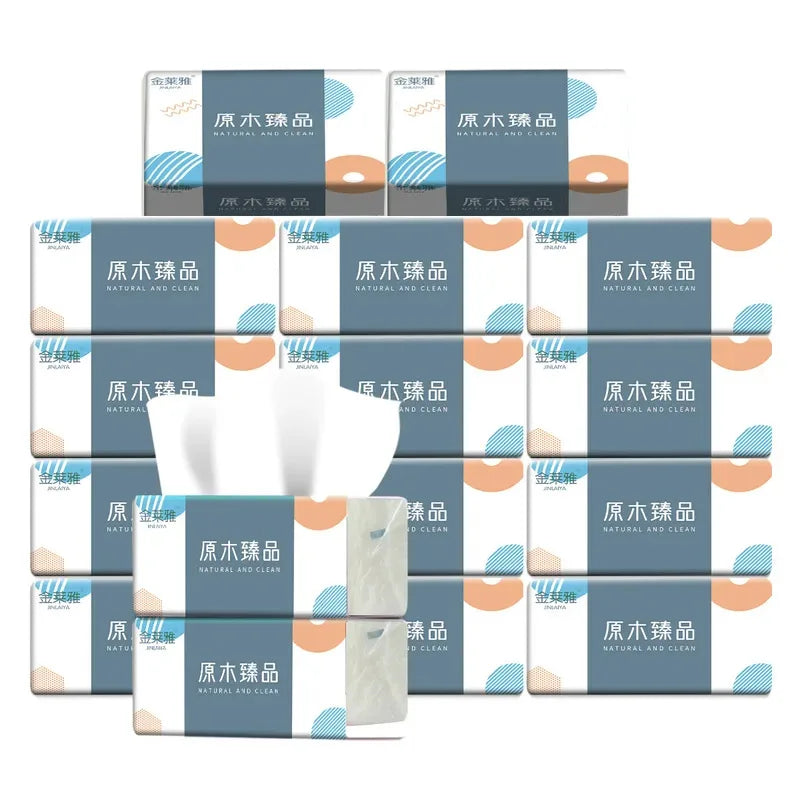 10-20 Packs Of Wooden Paper, 420 Sheets Per Pack, 5-layer Thick,  Toilet Paper, Napkins, Large Sheets Of Pape