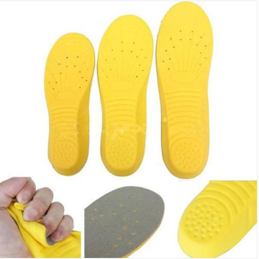 1Pair Orthotic Arch Insert Insole Slow Rebound Shoes Pad Soft Elastic Breathable for Men Women Shoe Accessories