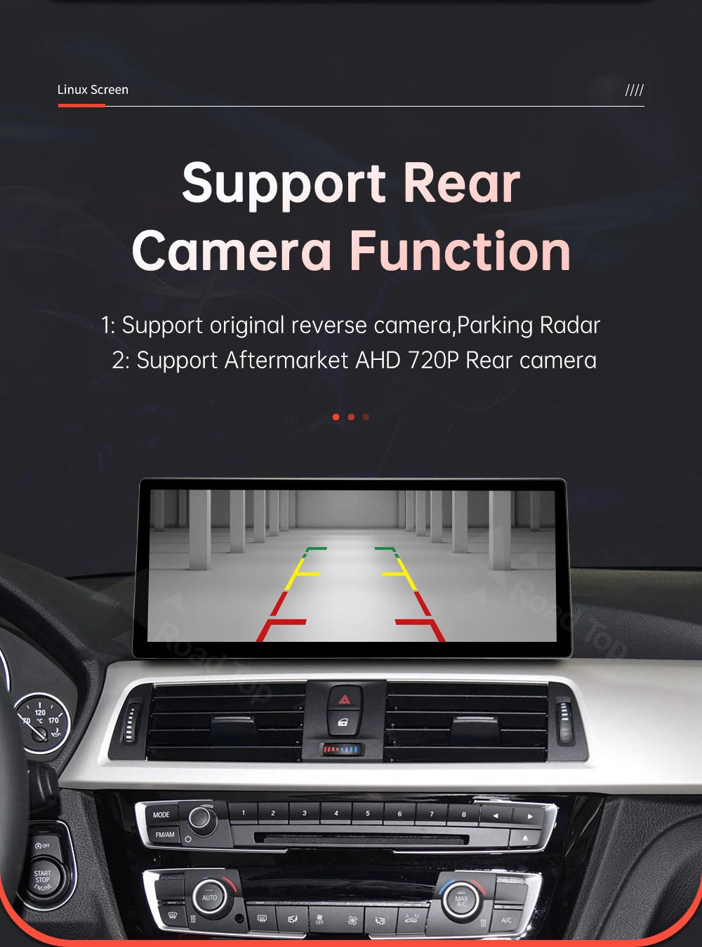 12.3'' Wireless CarPlay Car Multimedia Display Screen For BMW 3 4 Series F30 F31 F32 F33 F34 F36 NBT EVO with Android Auto