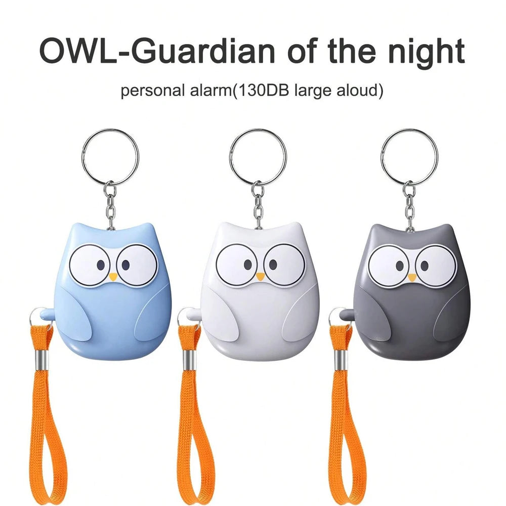 1PC Personal Safety Alarm For Women 130dB Self Defense Keychain With LED Strobe Light Personal Emergency Security Safe Devices K
