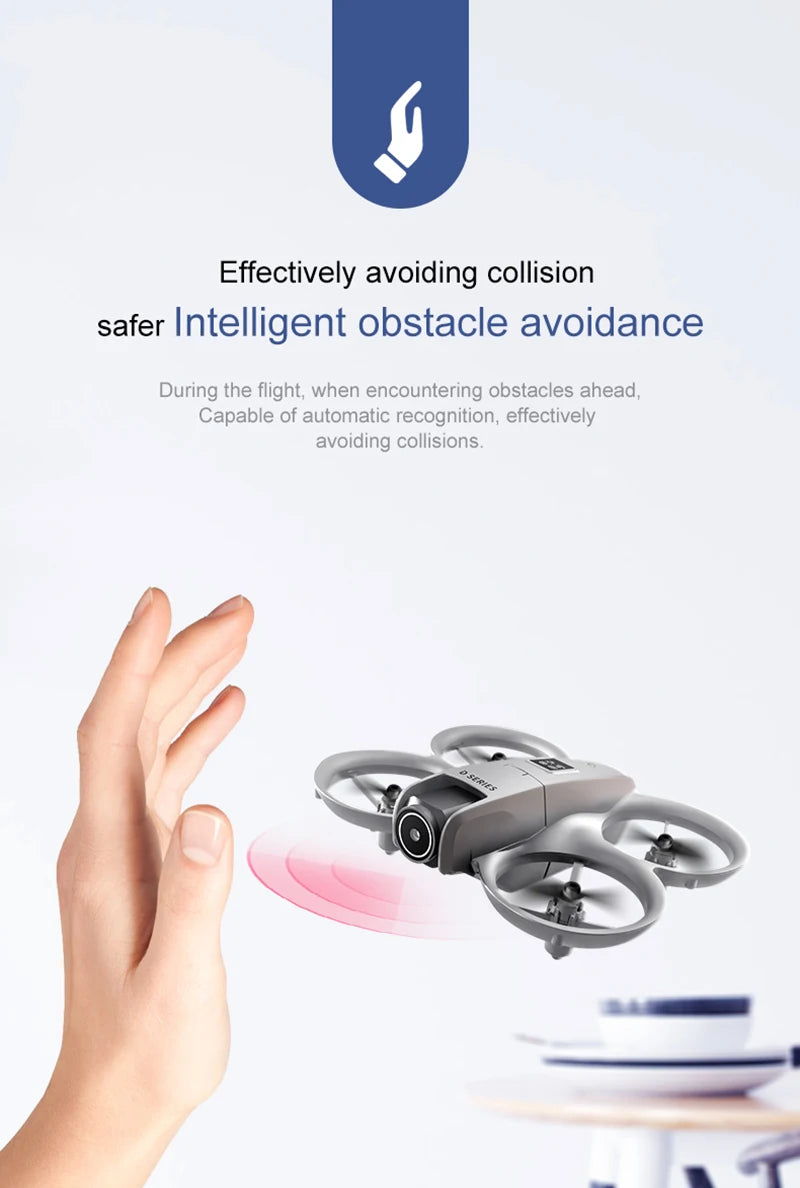 D16 Drone Mini Dual Camera 8K Aerial HD Profesional Helicopter GPS Positioning Avoidance Bushless Motor Drone UAV Universal