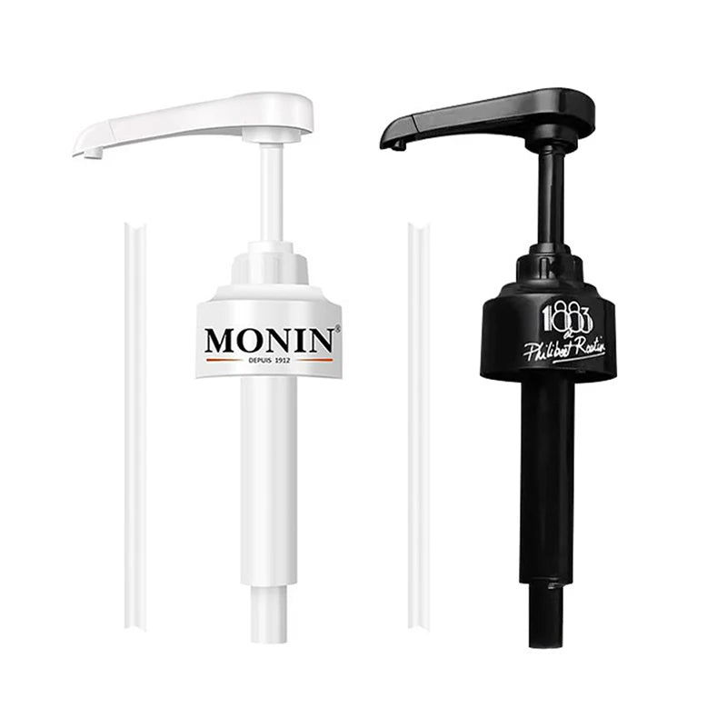 Coffee 1 Liter Dispenser Syrup Pump Black Liquid Dispenser for Syrup 10Ml Juice Bottle Dispenser Pump