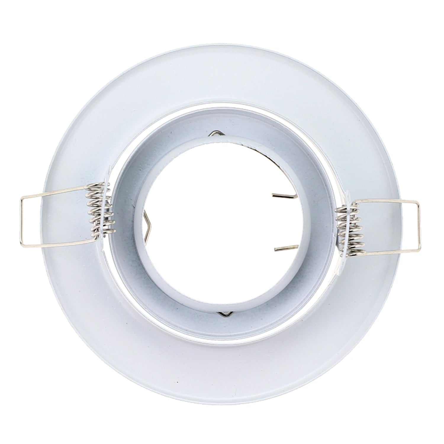 Metal Round GU10 MR16 GU5,3 Recessed Downlight LED Fitting Ceiling Spot Lights Frame Suit Dia100mm Bulbs Lamp Socket Holder